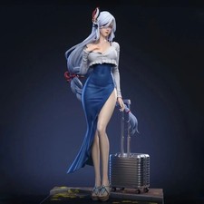 48cm Shenhe Genshin Impact Anime Figure PVC Statue Action Model New Collectible picture