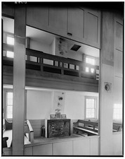 North Pembroke MA Society of Friends Meetinghouse 1934 Interior Fireplace picture