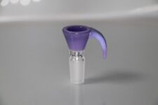 Purple Lavender Martini Horn Glass Slide Bowl Tobacco Smoking 14 mm male picture