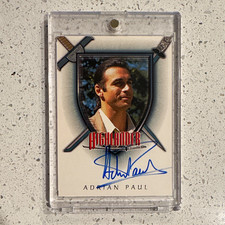 Complete Highlander Autograph Expansion #A1 Adrian Paul Autograph Duncan Macleod picture