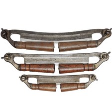 1895 Patent A.J. Wilkinson & Co. Folding Drawknife Set: 6, 9, & 10 picture
