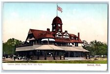 Detroit Michigan MI Postcard Casino West View Belle Isle Park c1905's Antique picture