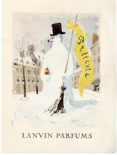 1956 Lanvin Parfums Prétexte Guillaume Gillet French Fashion Fragrance Ad picture