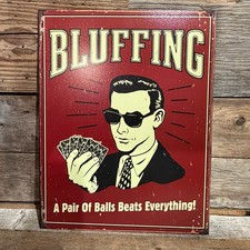 2006 Desperate Enterprises, Tin Metal Sign, 