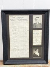 1901 Laramie Wyoming Furniture Receipts William McCune Portrait Ephemera picture