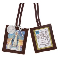 Our Lady of Grace Brown Scapular, New #AB-442-R2 picture