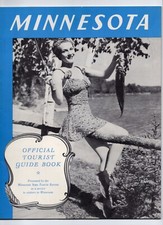 Vintage c.1939 Minnesota Official Tourist Guide 