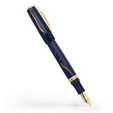 Pen Fountain Pen Visconti Medical Golden Blue Pen F KP17-05 picture
