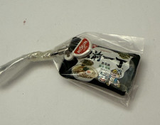 Nissin Demae Iccho Ramen Keychain Magnet Black Garlic Tonkotsu Miniature New picture