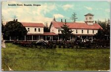 Seaside OR-Oregon, 1913 Seaside Hotel, Front View, Vintage Postcard picture