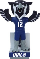 Sammy the Owl Rice Owls Mascot Bobblehead NCAA College picture