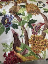 RICHLOOM WHIPPORWILL IN SUMMER Remnants 3 + yards in 3 pieces FABRIC 56 W picture