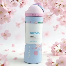 New Starbucks X Owala 2026 Sakura Limited Insulated Water Bottle 24oz Straw Cup picture