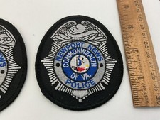 Newport News Police VA.  Collectable patch set 2 pieces all new picture