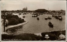 Skegness Lincolnshire Boating Amusements 1930-50s Real Photo Vintage Postcard picture