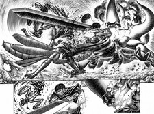 11x17 Berserk Poster Guts Chapter 123 Manga Panel Kentaro Miura 1997 picture