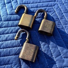 Lot Of 3 Best Lock Property of Producers Creamery Celina Ohio Padlock No Keys  picture