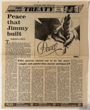 March 26, 1979 New York Post Egypt Israel Peace Treaty Special Section picture