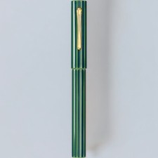 Taccia Ebonite Urushi Kaku Tate 14K Fountain Pen Ryoryoku Green F Nib NEW picture