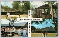 Hill Country Cowboy Camp Meeting, Mountain Home TX Texas Postcard Multiview picture