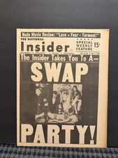 1968 The National Insider Newspaper, Nun Turns Prostitute, Jim Garrison (VRN10L picture