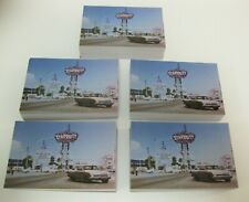 LOT OF 500 Postcard Old Las Vegas Strip Stardust Hotel Casino Classic Car Scene  picture