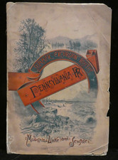 Railroad Brochure Summer Excursion Routes Pennsylvania RR, 1886 picture