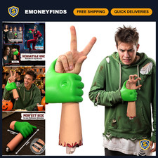 Realistic Severed Hand Prop - Halloween Rubber Fake Hand, Creepy Body Part Decor picture