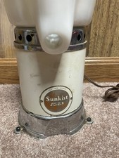 Sunkist Juicit Electric Orange Juicer Vintage Only Base 1930’s Center Piece picture