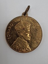1937 King Edward VIII Abdication Coronation Medallion - Rowntree’s Cocoa 32mm picture
