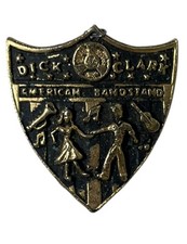 Vintage 1950's Dick Clark American Bandstand Badge Pin Brooch picture