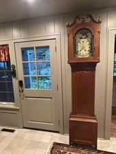 19th Century Primitive Grandfather Clock picture
