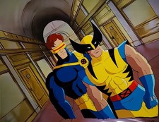 1993 X-Men Animated Series Cyclops Wolverine Animation Cel Days of Future Past picture