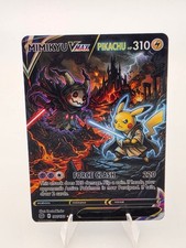CUSTOM FAN ART Mimikyu Pikachu VMAX Holo Card picture