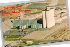 Vintage Goodland Kansas Kemp Factory Postcard Great Western Sugar Plant picture