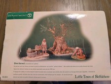 Vintage Dept 56 Little Town of Bethlehem Olive Harvest Set of 3 Biblical Decor picture
