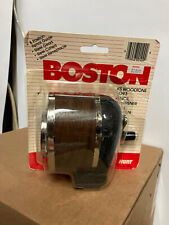 Vintage, Hunt Boston Dark Walnut KS Wood Tone Screw Mount Pencil Sharpener-New picture