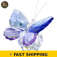 H&D Crystal Cut Butterfly Figurine Ornament Table Decor picture