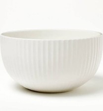 3 qt Ceramic Mixing Bowl Ribbed Cream - Figmint 2-Pack picture
