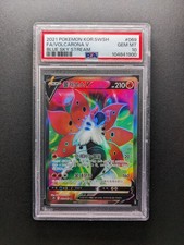 PSA 10 - POP 11 - 2021 Pokemon VOLCARONA V - s7R 069/067 SR - Full Art - Korean picture