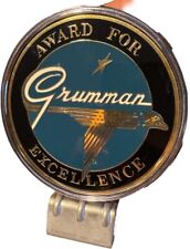 Vintage Grumman Award For Excellence Bumper Sign Hood Ornament Parke Designs picture
