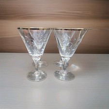 Vintage Fostoria Bridal Bell Crystal Water and Wine Goblets- 10 Piece Set picture