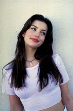 Liv Tyler Beautiful Woman Pose Smiling Black Hair 4x6 Picture Celebrity Print picture
