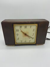 Vintage General Electric Mantel Clock Model 3H176 MCM Art Deco WORKS picture