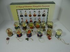 Vintage International Bazaar Waterglobe Ornaments 12 Days of Christmas picture
