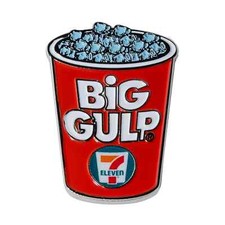 7-Eleven Stores - 7-11 Big Gulp Enamel Pin - Collectible - NEW picture