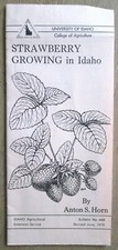 1970 UNIVERSITY OF IDAHO STRAWBERRY GROWING IN IDAHO BROCHURE -E5B-21 picture