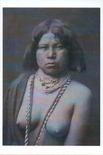 Nude Mojave Indian Woman, Arizona & Nevada --- Native American History Postcard picture