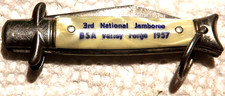 Vintage 3rd Ntl. Jamboree 1957 Boy Scout Mini Pocket Knife Valley Forge BSA picture