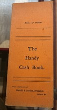 Vintage 1890s Auburn, ME The Handy Cash Book Burrill & Jordan Druggists No Rust picture
